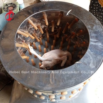 ब्रॉयलर पोल्ट्री फार्म सैंडी के लिए 220v चिकन प्रसंस्करण मशीन कटर और डीफिदरिंग