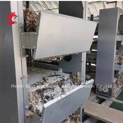 380V पोल्ट्री चिकन फार्म स्क्रेपर और बेल्ट स्वचालित खाद हटाने की मशीन Ada