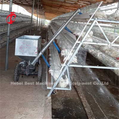 पोल्ट्री फार्म लेयर ब्रायलर केज ऑटोमैटिक चिकन फीडिंग कार्ट 220V Ada