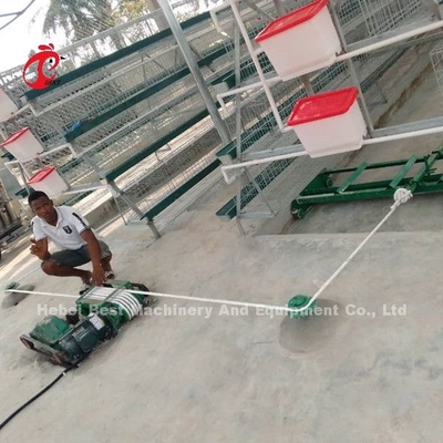 कुक्कुट चिकन हाउस स्टार के लिए 220V 380V खुरचनी प्रकार खाद हटाने की मशीन