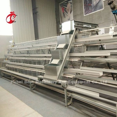 सेमी ऑटोमैटिक पोल्ट्री लेयर केज फीडिंग सिस्टम 1.5KW 380V डोरिस