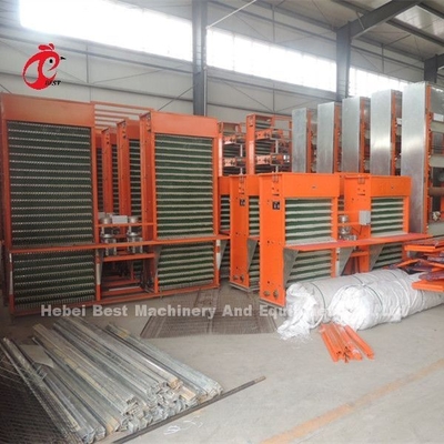 सेमी ऑटोमैटिक पोल्ट्री लेयर केज फीडिंग सिस्टम 1.5KW 380V डोरिस