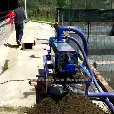 220V चिकन खाद प्रसंस्करण प्रणाली, पोल्ट्री खाद डीवाटरिंग मशीन स्टार